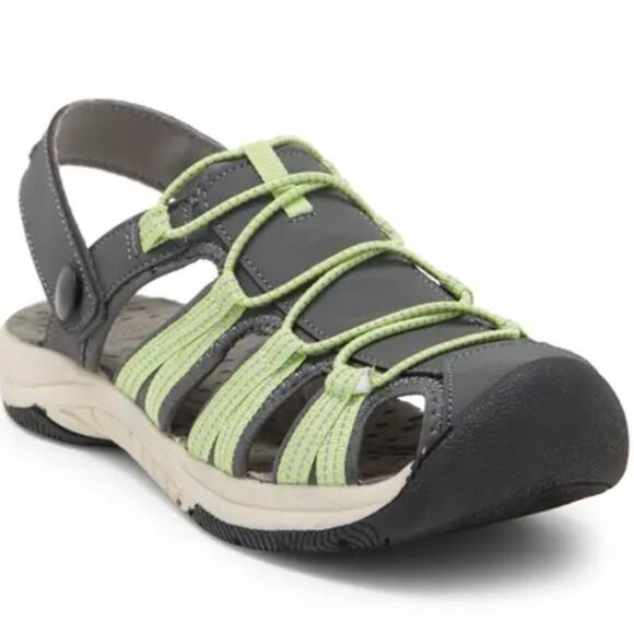 Khombu Women's Bungee Sport Create Sandals Gray – Sz 9 - Picture 1 of 9